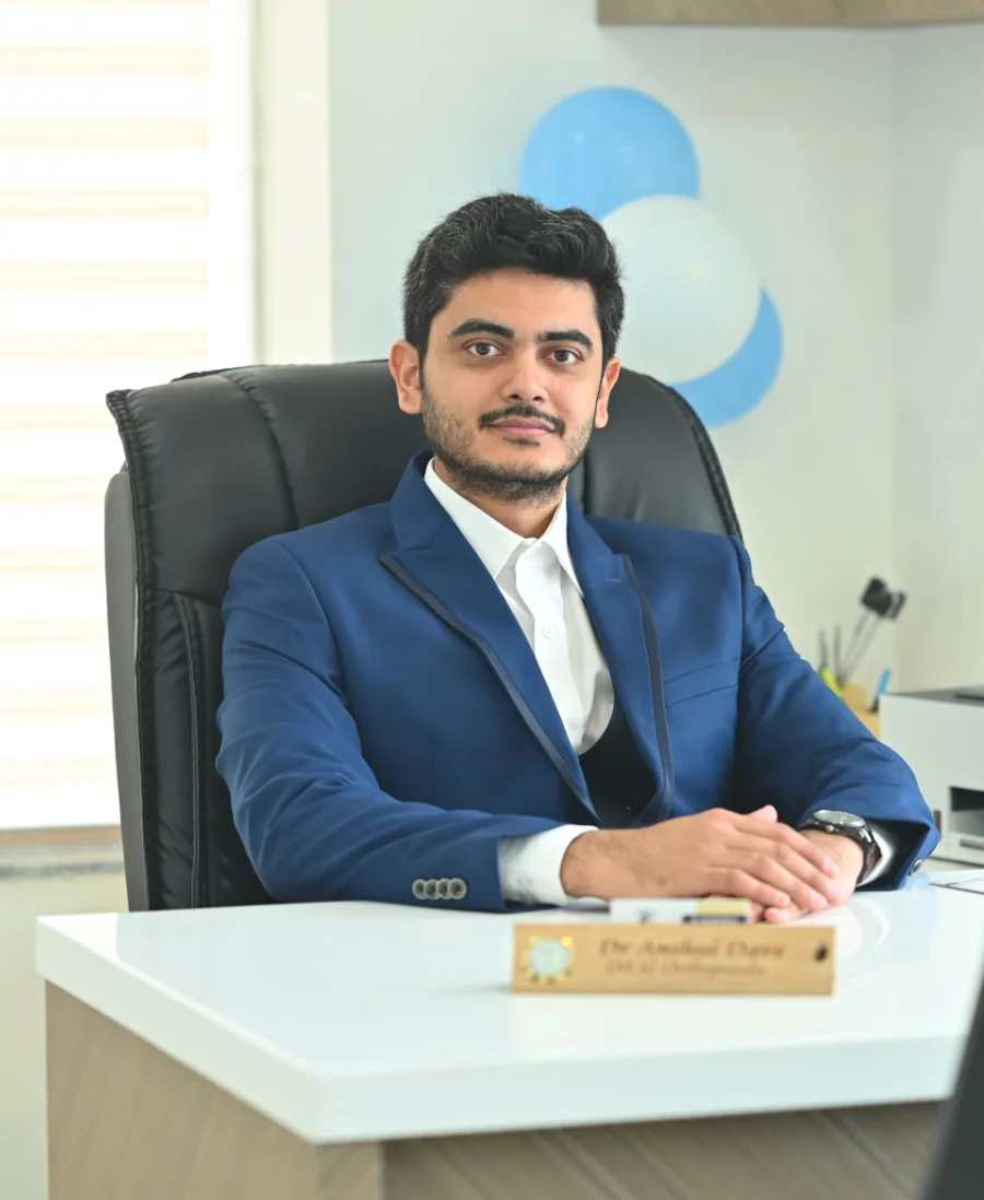 Dr. Anshul Dave at his clinic